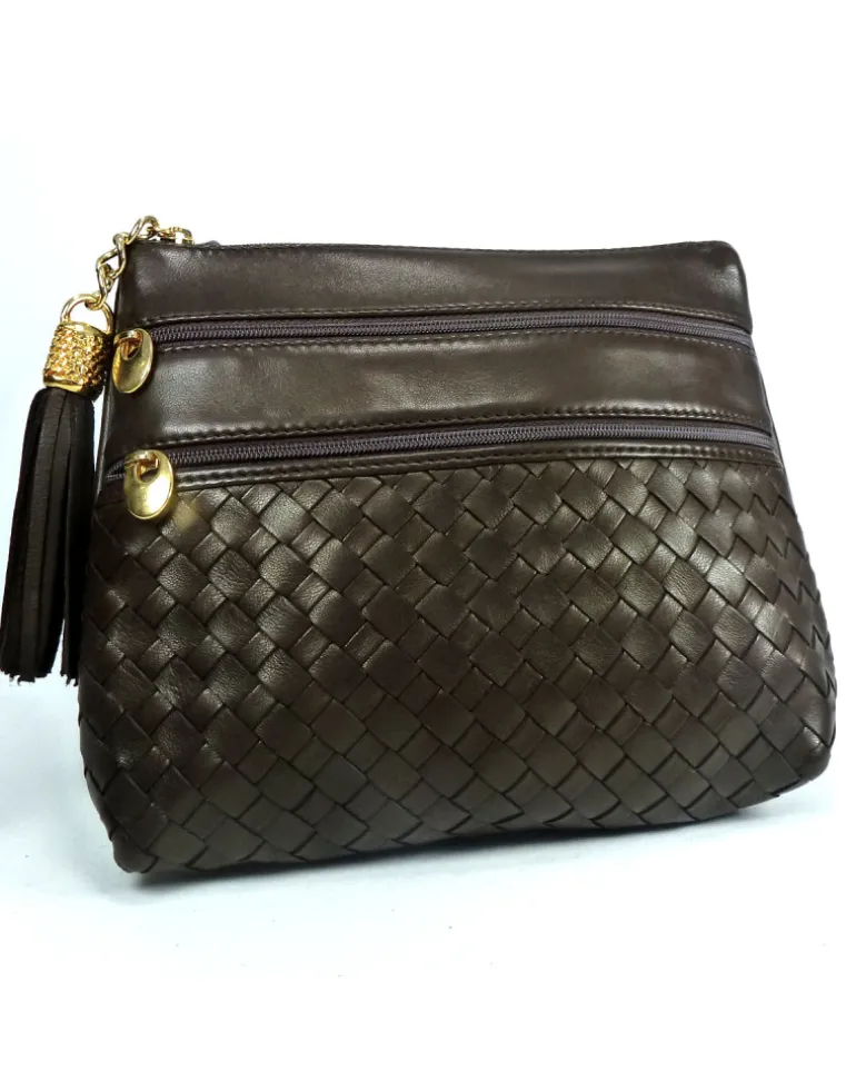 Borsa a tracolla intrecciata art 1962w