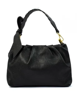 borsa donna manico lavorato con fiocco art 12735