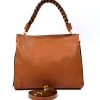 borsa donna misura media con tracolla intrecciata art 12734