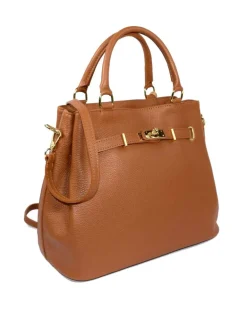 Borsa manici grande in pelle da donna art 12859