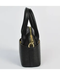 borsa manico stondata piccola in pelle art 12826