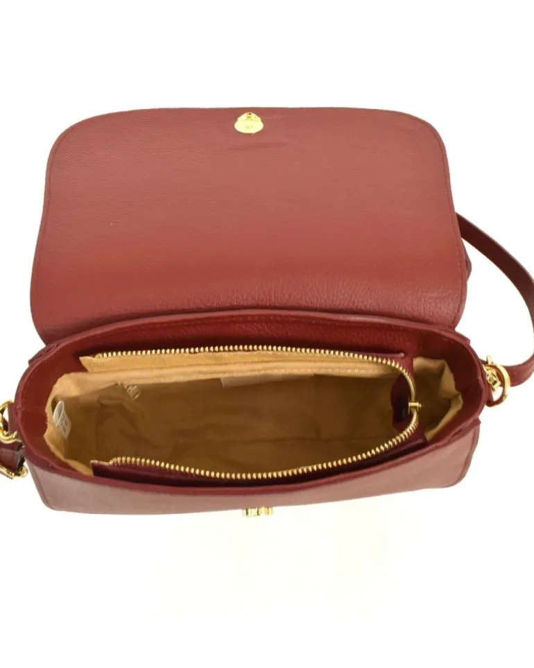 Borsa pattina a tracolla in pelle art 12889