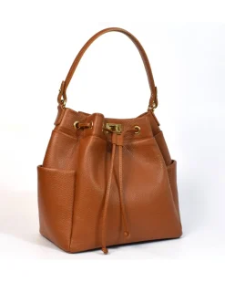 Borsa secchiello in pelle art 12871
