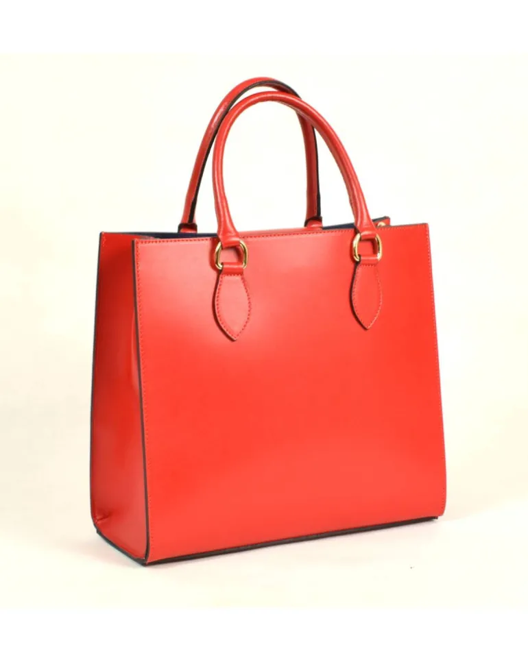 Borsa Tote in Pelle Artigianato Fiorentino manico corto art 12876