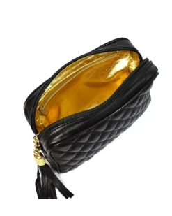 Borsa tracolla trapuntata con catena art 11521tr