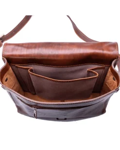 Borsa uomo messenger in pelle di vacchetta misura piccola  art 224531