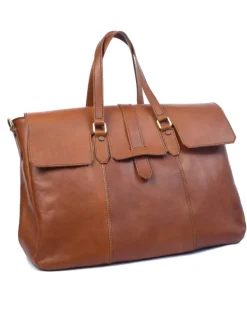 Borsa weekend pelle vacchetta vegetale art 224066