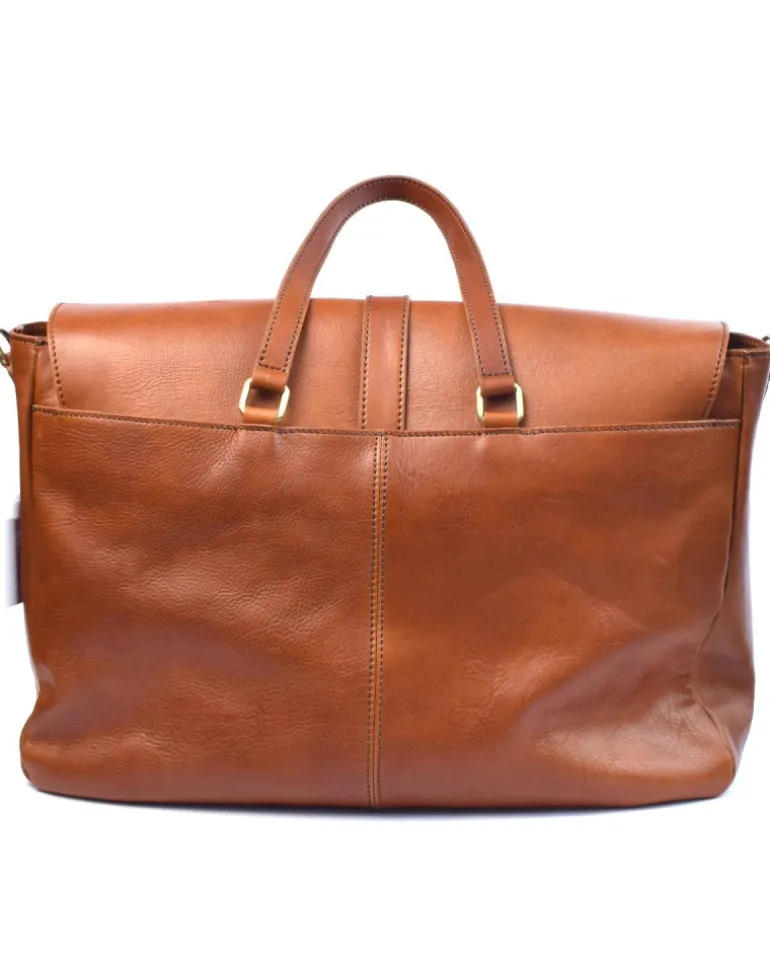 Borsa weekend pelle vacchetta vegetale art 224066
