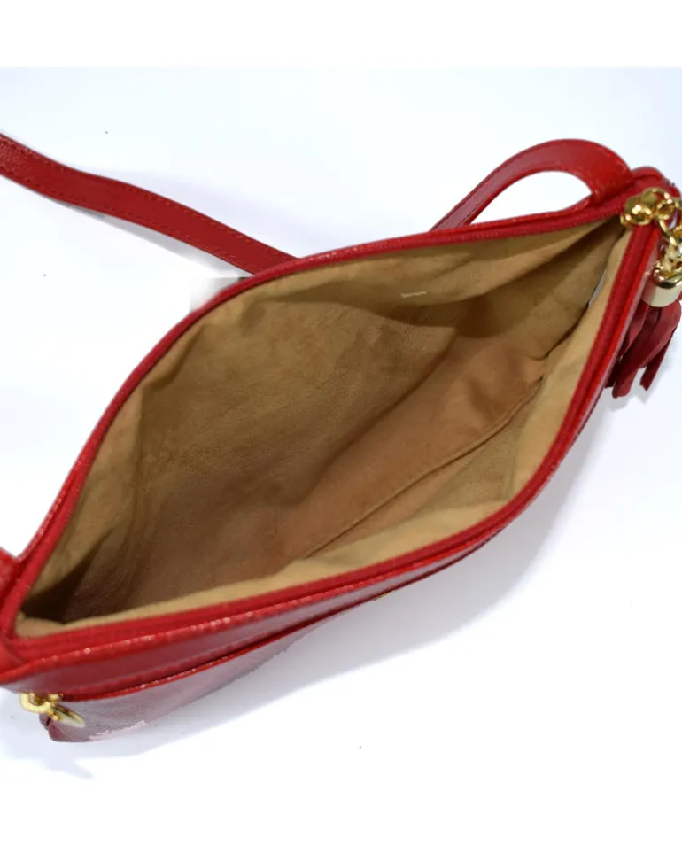 Borsetta rettangolare in pelle stampata art 1773_luc