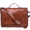 Cartella con patta in vacchetta vegetale porta pc art 224576