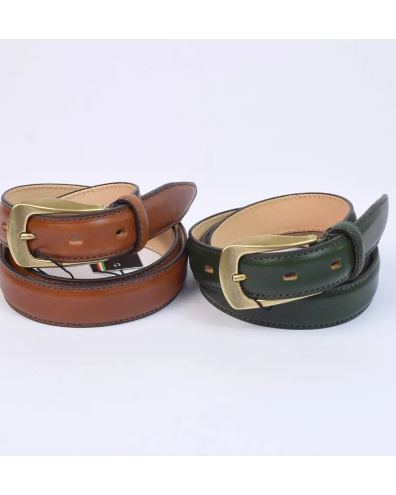 cintura donna con fibbia in ottone art 64100625