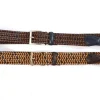 Cintura in pelle intrecciata fatta a mano | Made in Florence