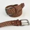 Cintura in pelle intrecciata fatta a mano | Made in Florence