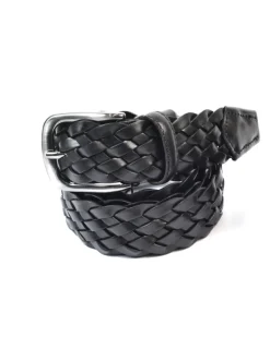 Cintura in pelle intrecciata artigianale | Firenze | Cintura in pelle unisex | Artigianato italiano