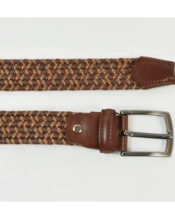 Cintura in pelle intrecciata fatta a mano | Made in Florence