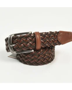 cintura intreccio con pelle e cotone art 6211635