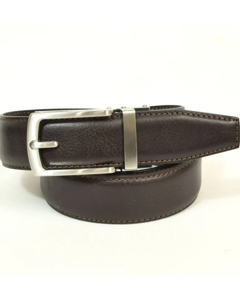 Cintura Uomo in pelle con fibbia automatica art 6230135