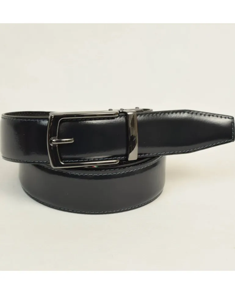 Cintura Uomo in pelle con fibbia automatica art 6230435