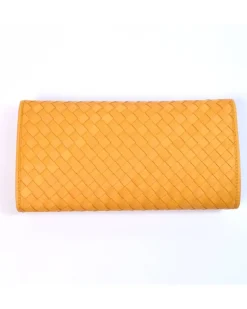Clutch Intrecciata in Pelle colorata con Catena Dorata art 1820_w