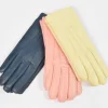 guanti donna in pelle agnello fodera lana con dettaglio art 8773
