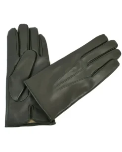 Guanti in pelle da uomo touch screen fodera lana art 81U03 touch