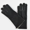 Guanto Donna in pelle Montone scamosciato mod merino_d
