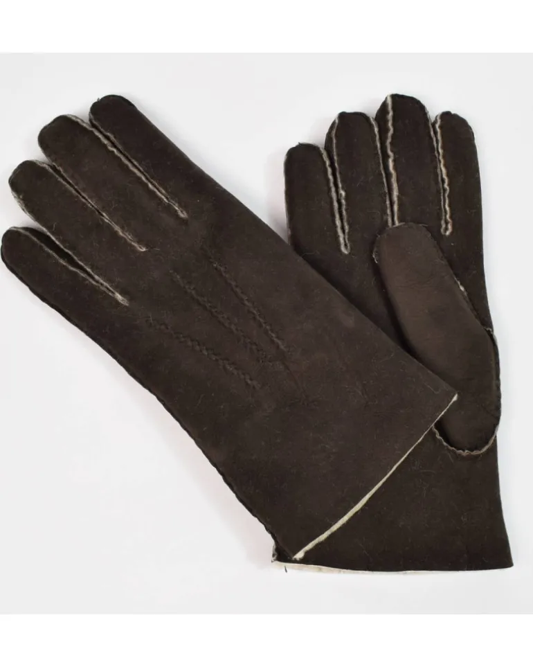 Guanto Uomo in pelle Montone scamosciato mod merino_u