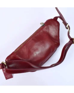 Marsupio uomo classico in pelle vacchetta