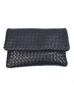 Pochette con pattina in nappa intreccio art 11013_w
