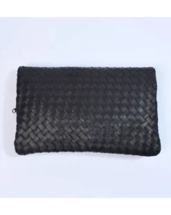 Pochette con pattina in nappa intreccio art 11013_w