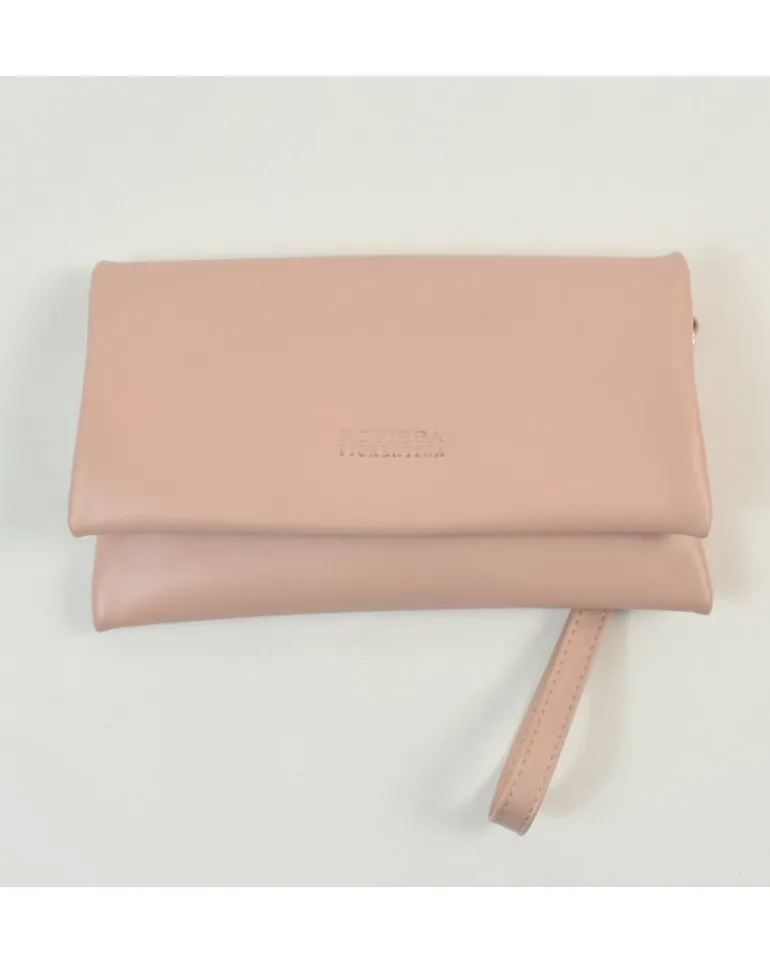 pochette in pelle liscia con tracolla e maniglia art 1739_c