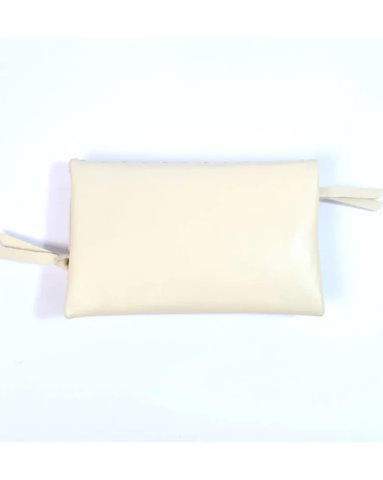 Pochette morbida intrecciata bicolore art 1719wdmet