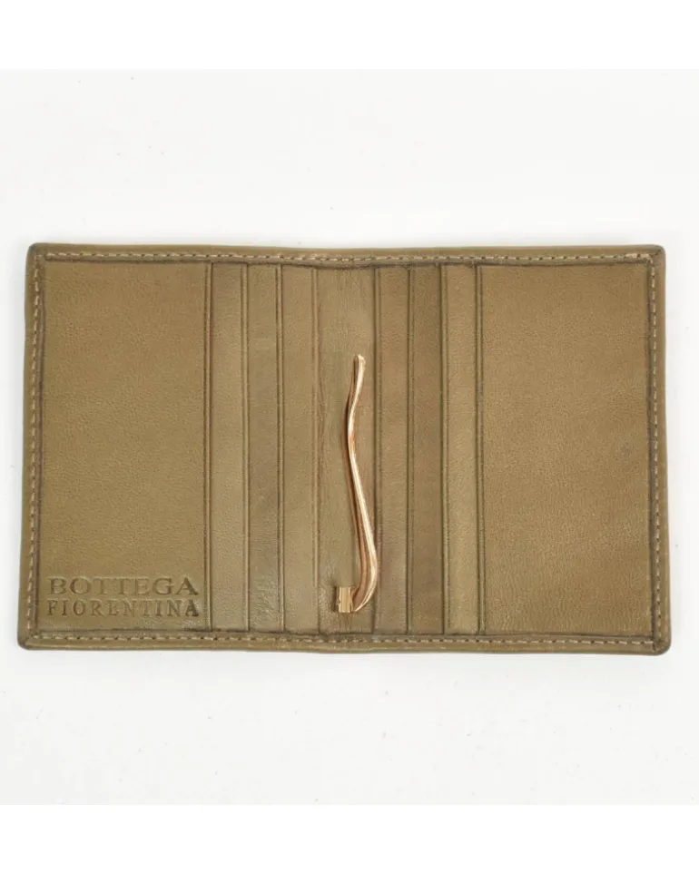Porta carte di credito con ferma soldi in pelle art 1302