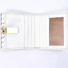 Portafoglio intrecciato bicolore clip compatto con portamonete  art 1662_wdmet