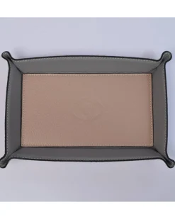 Svuotatasche in pelle rettangolare XL  25x17x4 cm