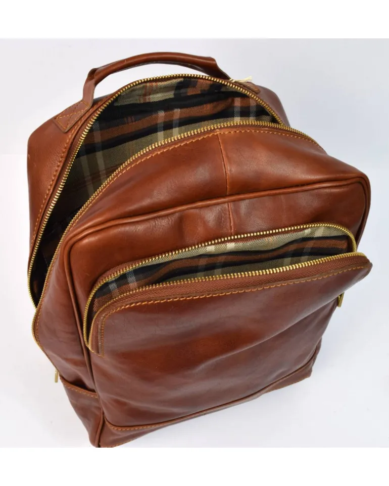 Zaino in pelle di vacchetta art 224609