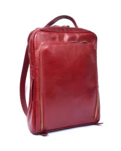 Zaino pelle anticata con scomparto porta Laptop15 art 17zaino_m